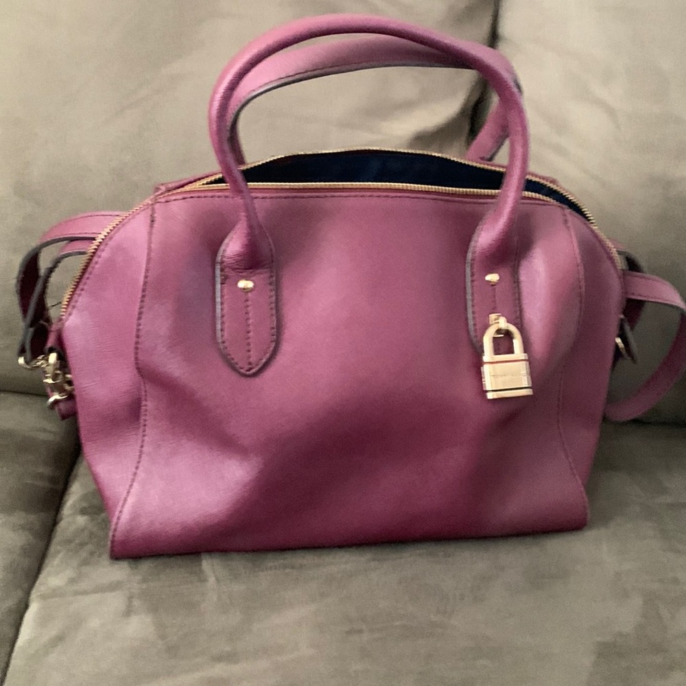 Purple satchel